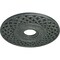 Ekena Millwork Robin Medallion (Canopies up to 6 1/4"), 22 1/4"OD x 4 3/4"ID x 1 1/4"P, Athenian Green Crackle CM22RBAGC - alternate 4